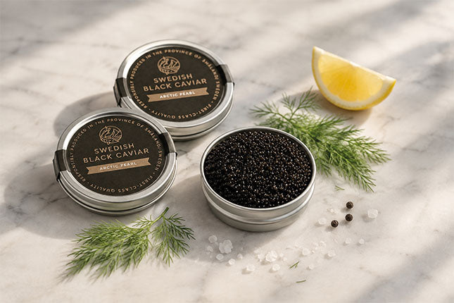 Swedish Black Caviar 10 gram - Arctic Pearl